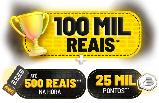 VALENDO 100 MIL REAIS + PRÊMIOS INSTANTÂNEOS