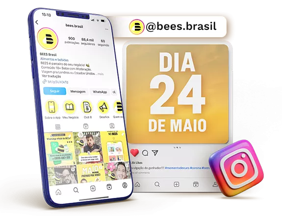 Divulgação no Instagram Divulgação no Instagram