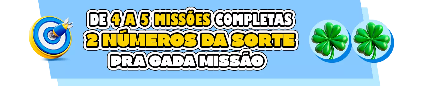 4 A 5 NÚMEROS DA SORTE 4 A 5 NÚMEROS DA SORTE