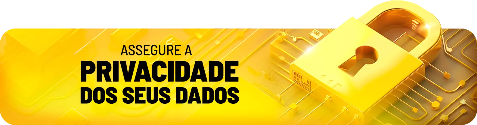 Privacidade para os seus dados! Privacidade para os seus dados!