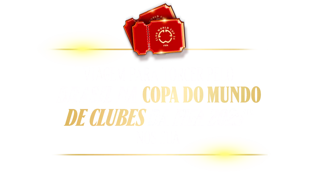 Viagem para torcer pelo Brasil na Copa do Mundo de Clubes da FIFA 2025™
