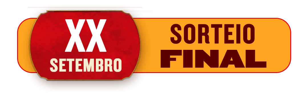 Sorteio Final - XX de Setembro Sorteio Final - XX de Setembro