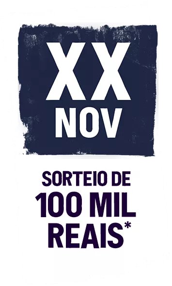 Sorteio de 100 mil reais Sorteio de 100 mil reais