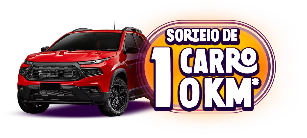 Sorteio de 1 carro 0KM