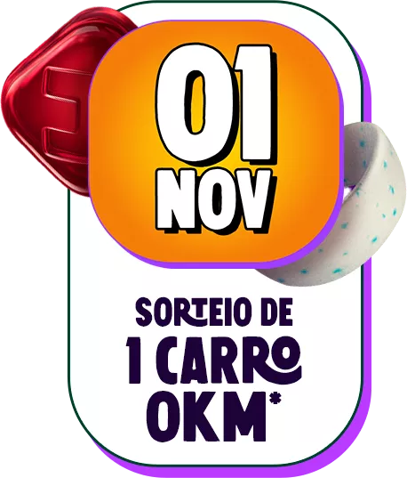 Sorteio de 01 carro 0km - 01 de Novembro Sorteio de 01 carro 0km - 01 de Novembro