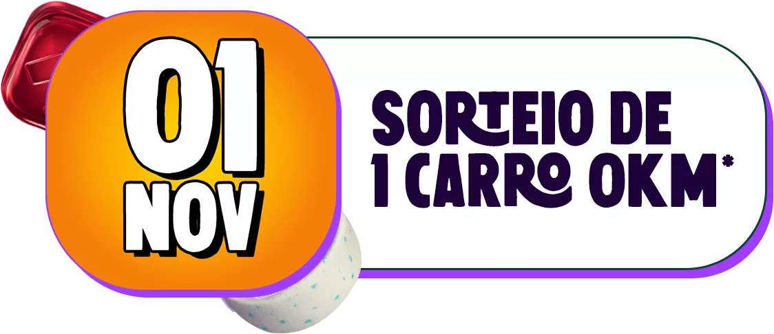 Sorteio de 1 Carro 0KM - 01 de Novembro