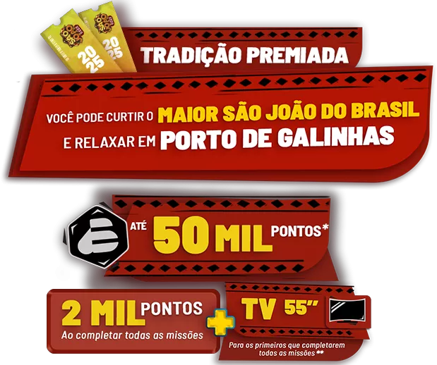 O Maior São João do Brasil, viagem para Porto de Galinhas e um Caminhão de Brahma