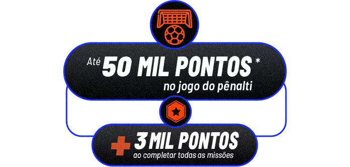 Até 50 mil pontos no Club B!