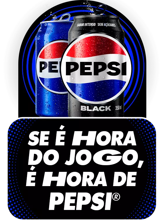 Se é hora do jogo, é hora de Pepsi