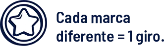 Cada marca = 1 giro