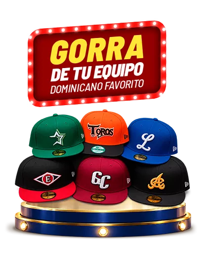 Gorra de tu equipo dominicano favorito