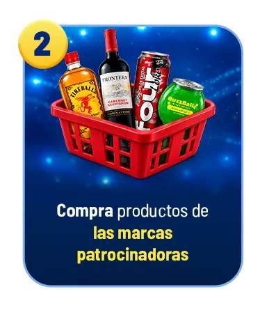 Compra productos de las marcas patrocinadoras