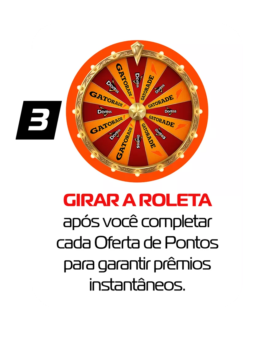 3. Gire a roleta