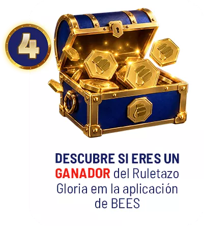 DESCUBRE SI ERES UN GANADOR del Ruletazo Gloria em la app BEES